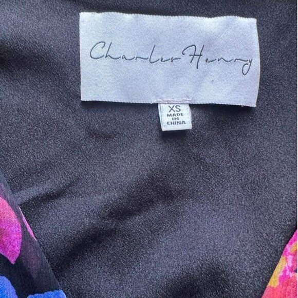 Romantic floral mini dress by Charles Henry - Picture 4 of 8